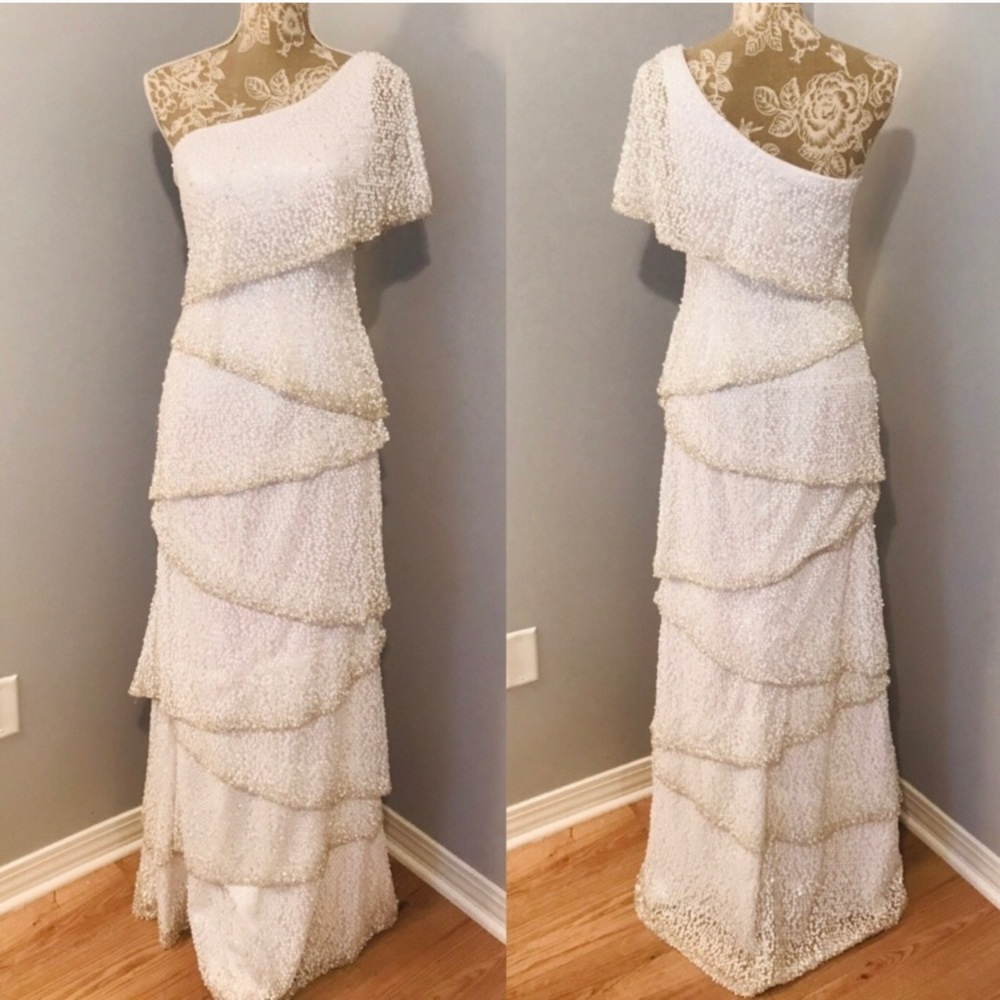 Fully beaded/sequined formal dress